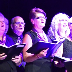 SingMe choir members gracing the Floral Pavilion stage for the 2016 SingMe Variety Show